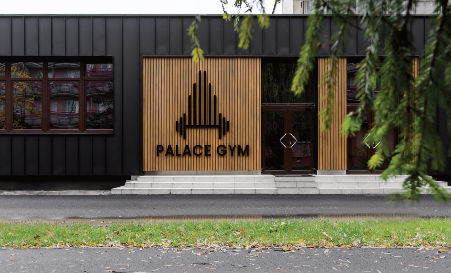 Fasáda posilňovňa Palace Gym Žilina